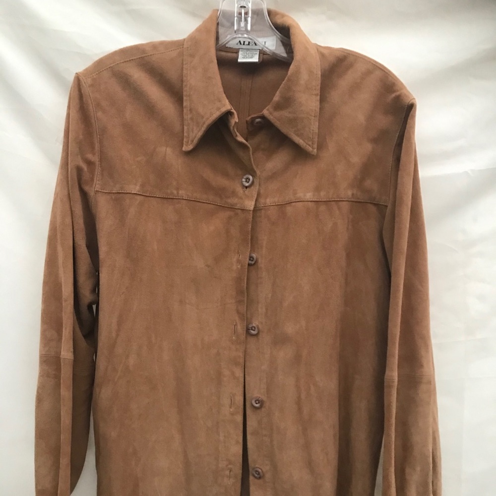 Leather Shirt by Alfani Large